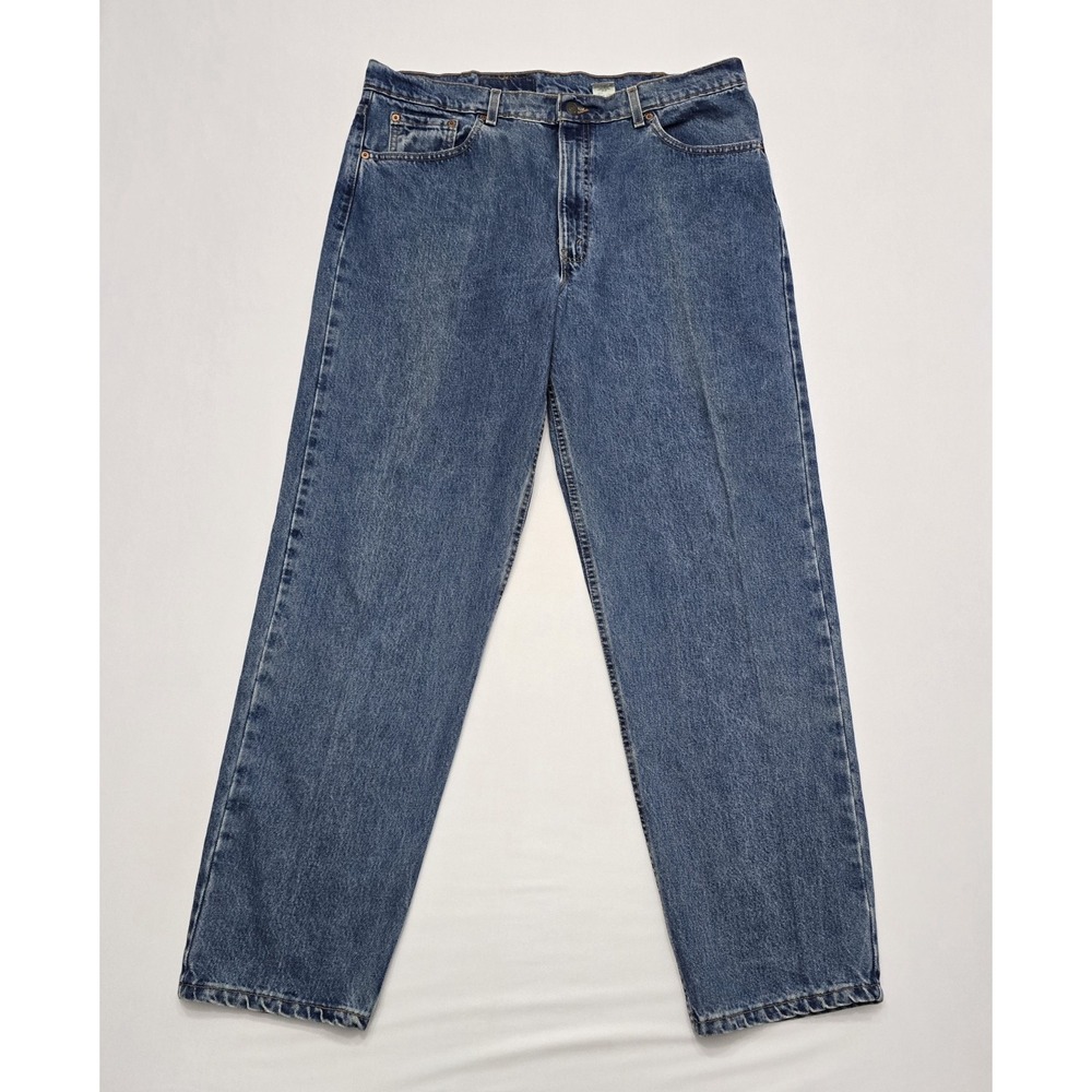 Levis 550 Relaxed Fit Jeans Mens 40x32 Blue Denim Made USA Vintage 90s W40 L32